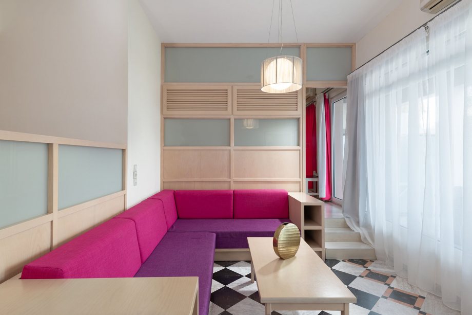 One Bedroom Apartment - living room - sofa beds